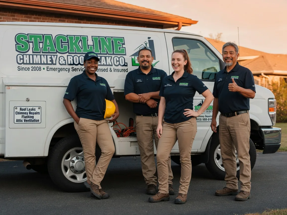 Chimney flashing repair company in Fernwood, MS